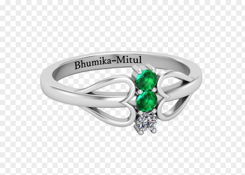 Couple Rings Emerald Pre-engagement Ring Gemstone Engraving PNG