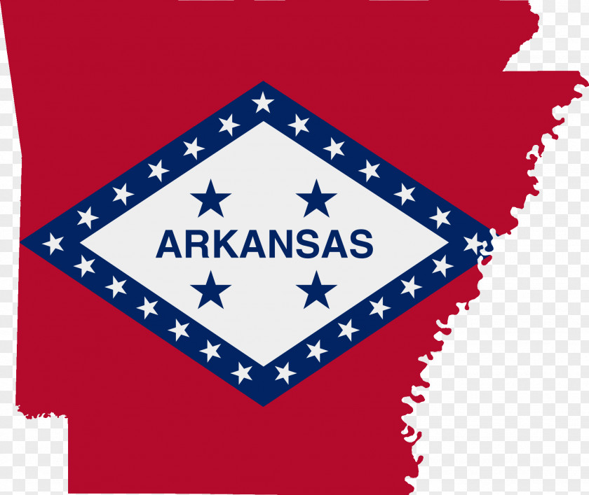 Flag Of Arkansas State North Dakota PNG