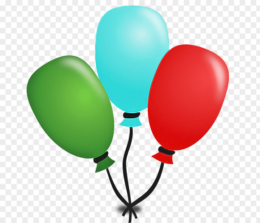 Heart Turquoise Balloon Party Supply PNG