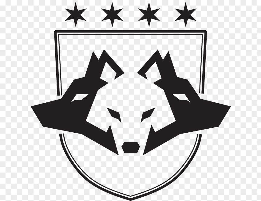 Black Wolf Head Logo Graphic Design Art PNG