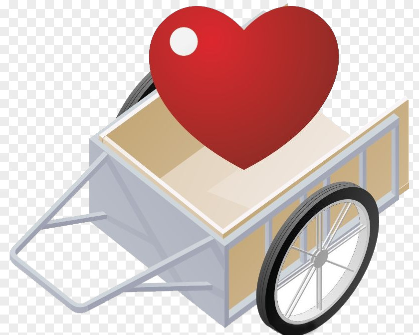 Cart And Heart Computer Graphics PNG