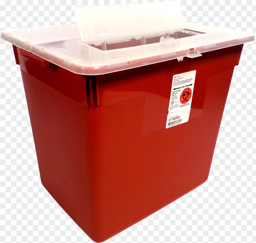 Container Sharps Waste Plastic Medical Box PNG