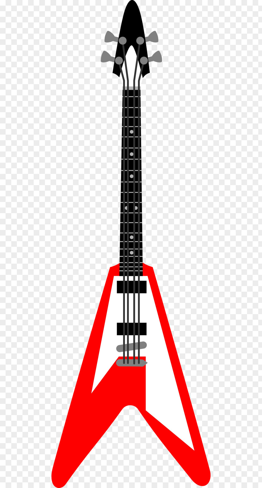 Electric Guitar Cartoon Bass Clip Art PNG