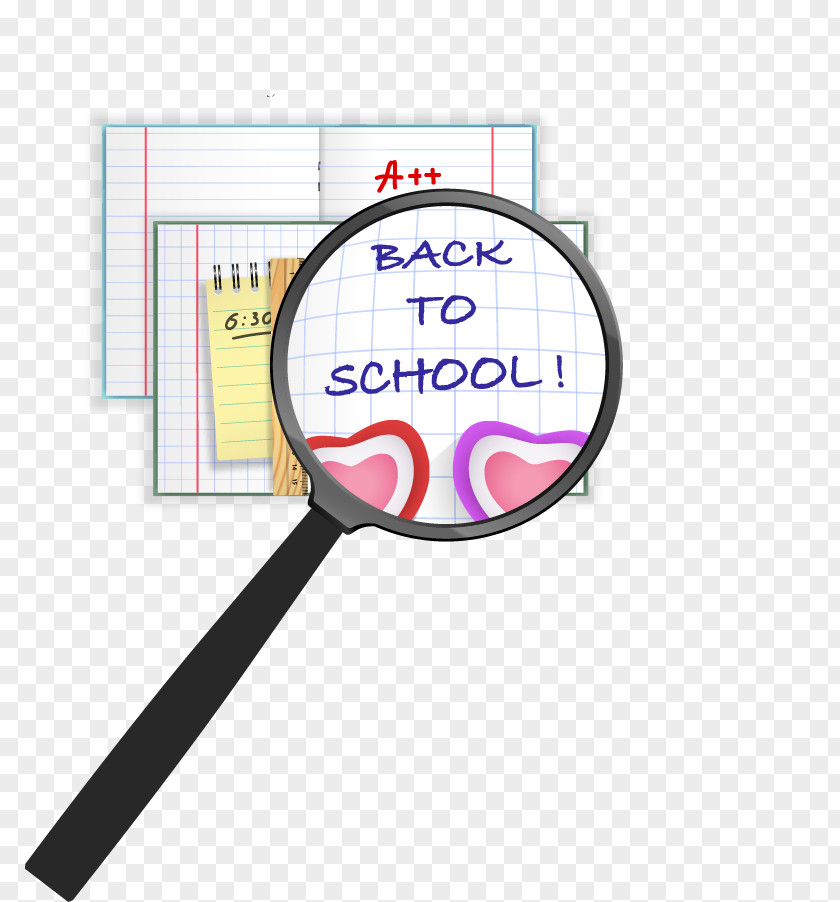 Magnifying Glass Vector Material PNG