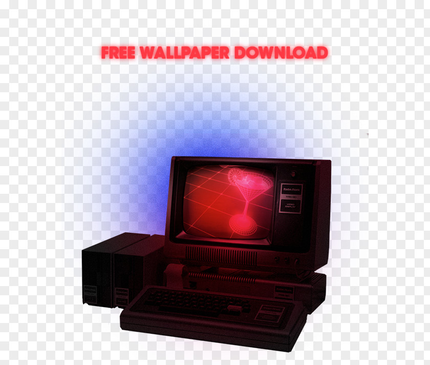 Synthwave Wallpaper Cover Art Album The 80's Dream Compilation Tape Flat Panel Display PNG