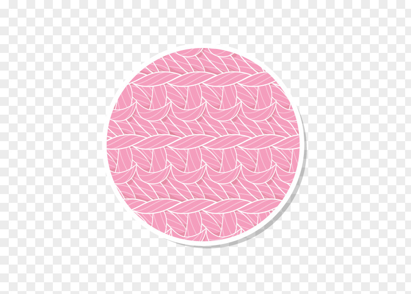 Crochet Hook Pink M Circle PNG