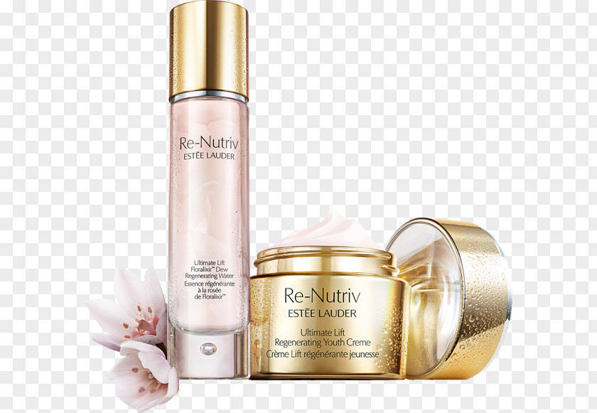 Estee Lauder Blush Poppy Estée Companies Re-Nutriv Ultimate Lift Regenerating Youth Serum Age-Correcting Creme For Throat And Décolletage Cream PNG