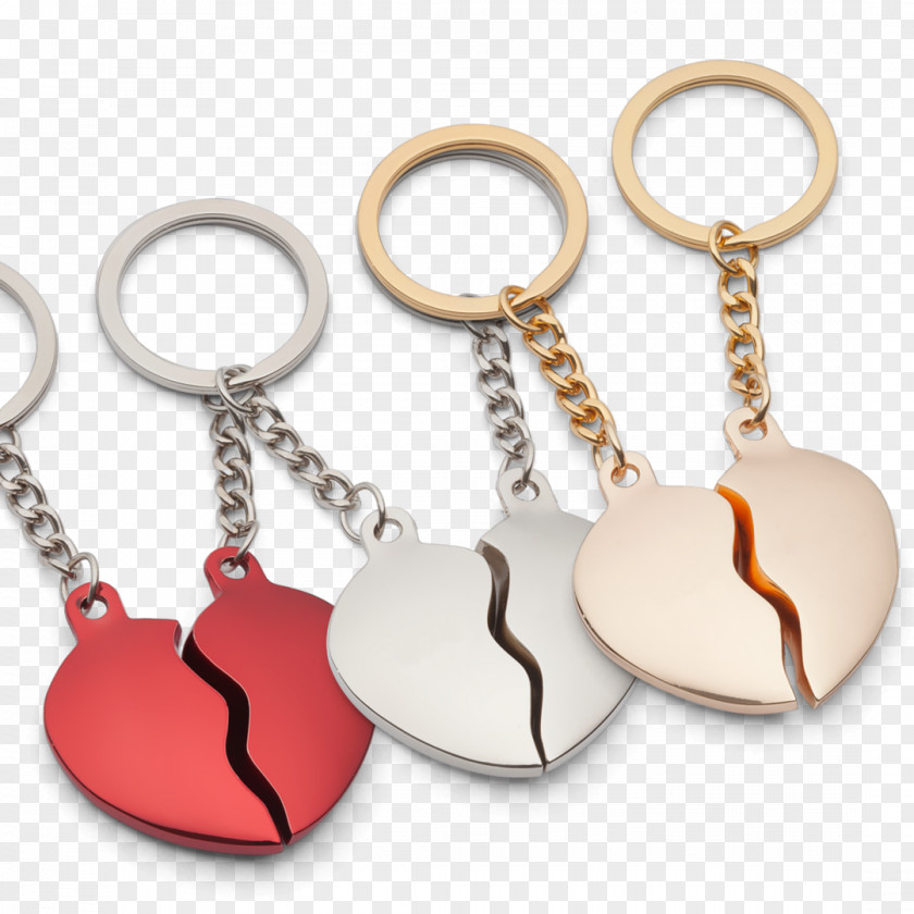 Heart Key Chains Love Gift Friendship PNG