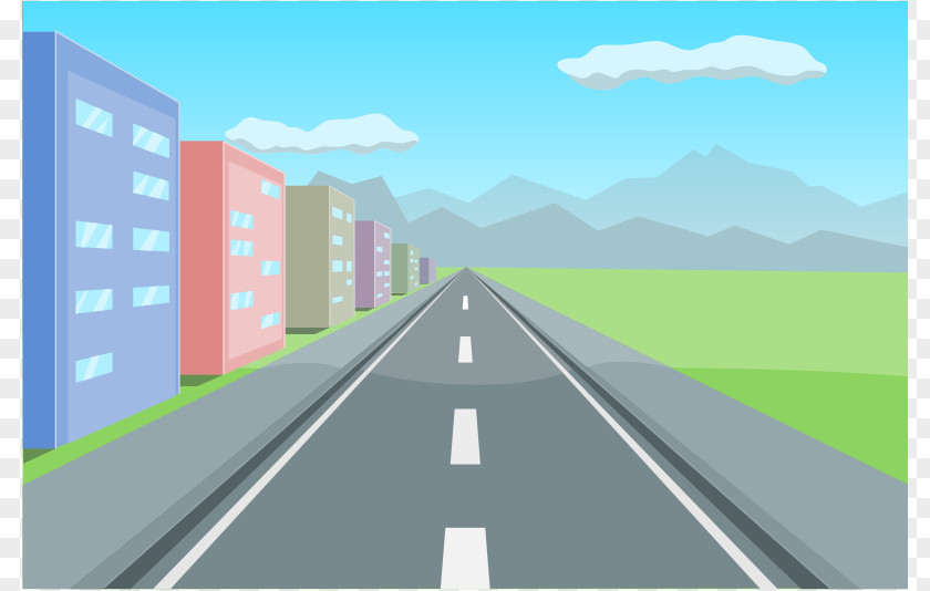 Perspective Cliparts Highway Road Free Content Clip Art PNG