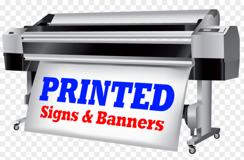 Banner Signage Paper Vinyl Banners Printing Wide-format Printer PNG