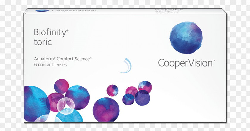 Biomedic Toric Lens Biofinity CooperVision Contact Lenses PNG