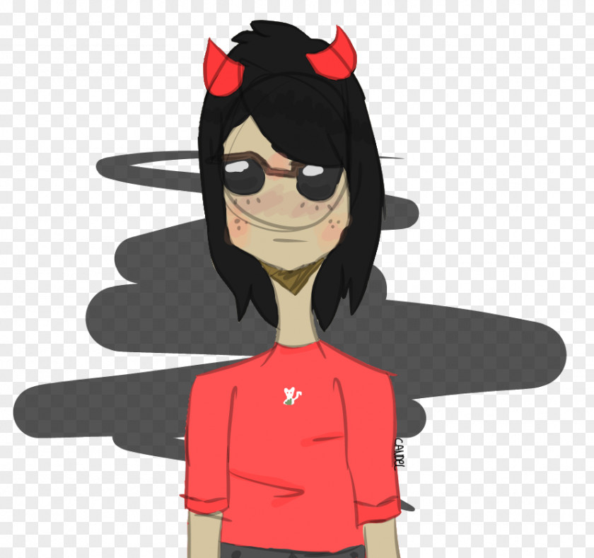 Devil Heart Black Hair Homo Sapiens Character PNG