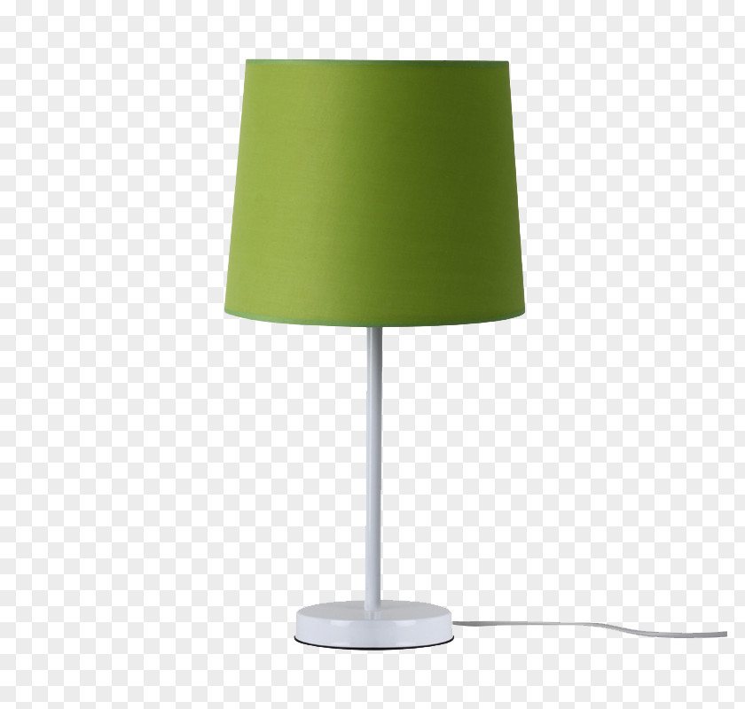 Free Green Table Lamp Pull Material Lighting Electric Light PNG
