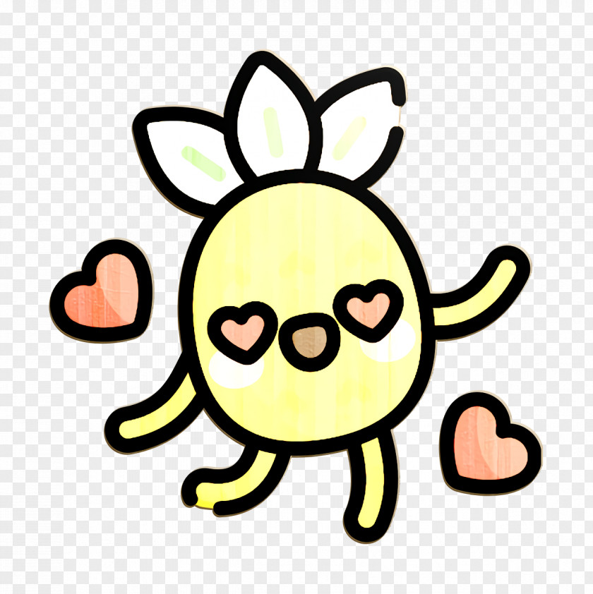 Infatuation Icon Love Pineapple Character PNG
