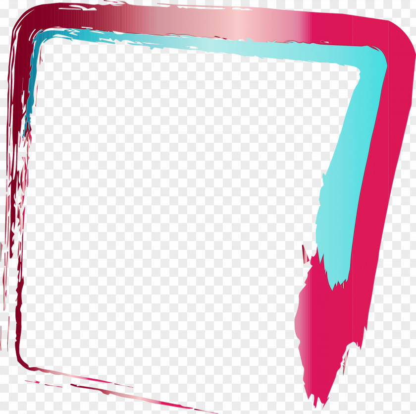 Pink Line Rectangle PNG