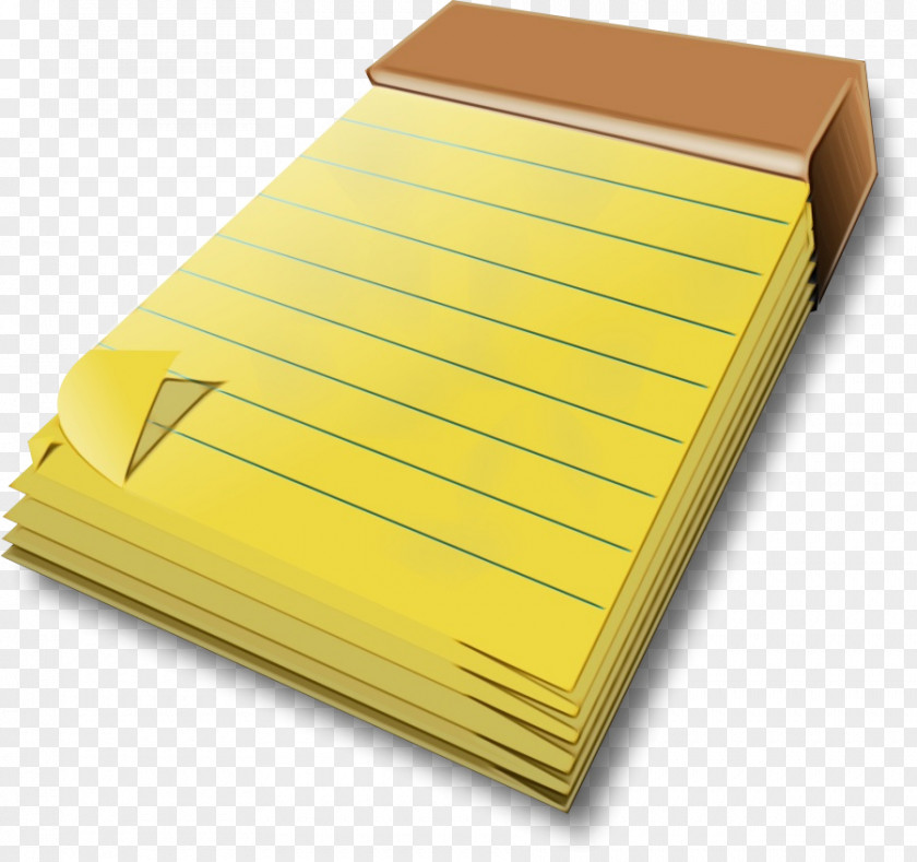 Postit Note Notebook Watercolor Paper PNG