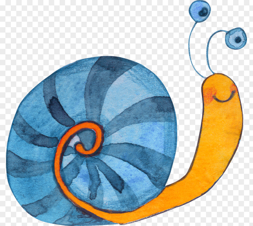 Blue Snail Reptile Cartoon Clip Art PNG