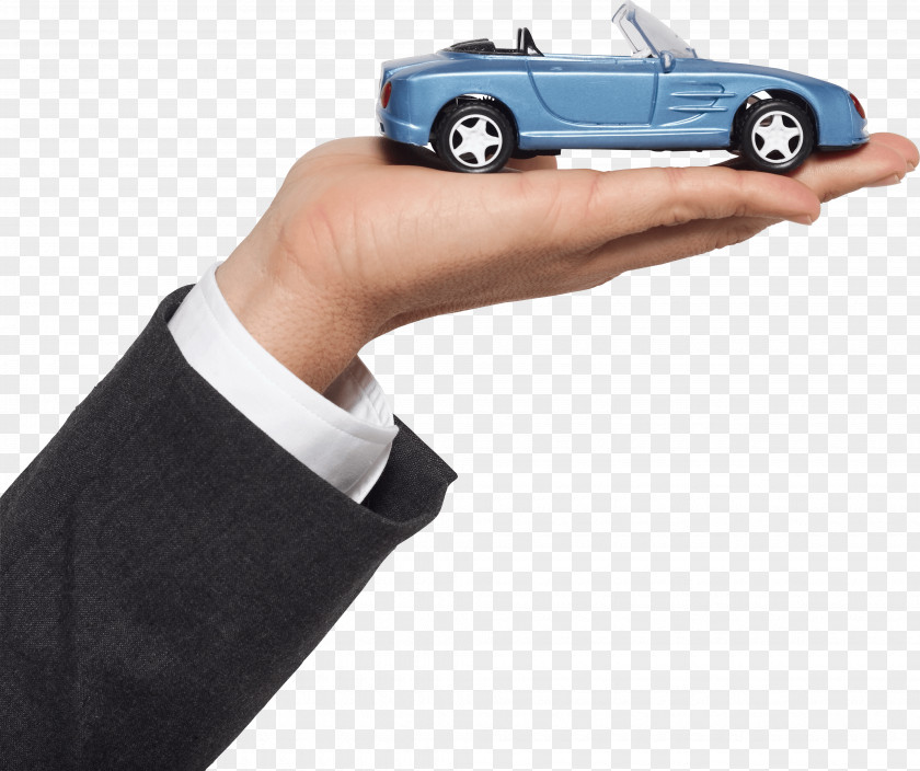 Car In Hand Auto On Image PNG