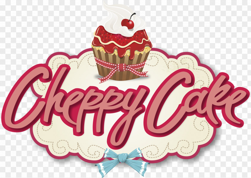 Cherry Cake Logo Brand Font PNG