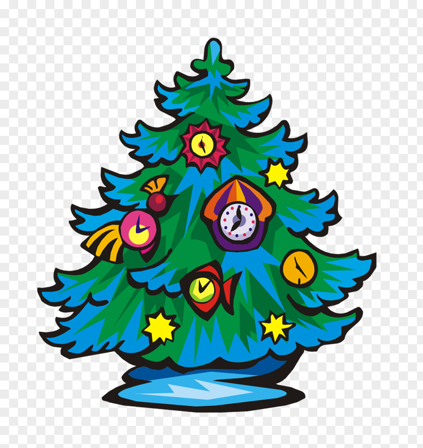 Christmas Tree Drawing Spruce Ornament Clip Art PNG