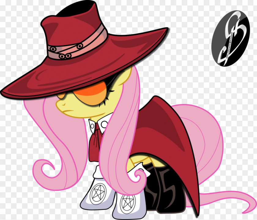 Horse Hellsing Alucard Pony Fluttershy Abraham Van Helsing PNG