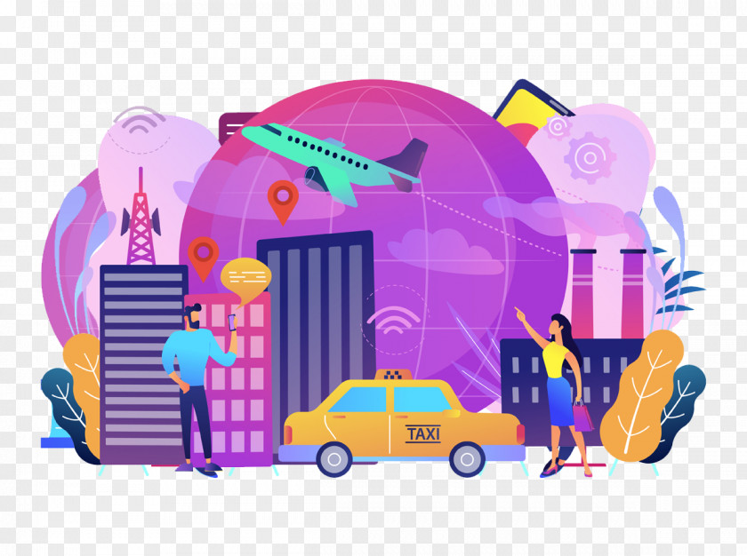 Internet Of Things Vector Graphics Stock Illustration Connected Car PNG
