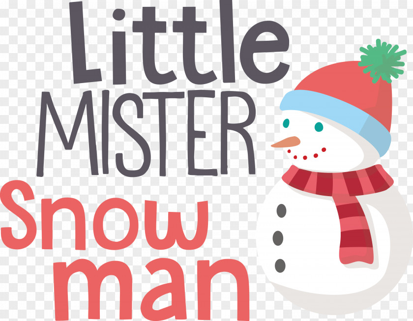 Little Mister Snow Man PNG