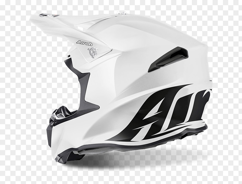 Motorcycle Helmets AIROH White Enduro PNG