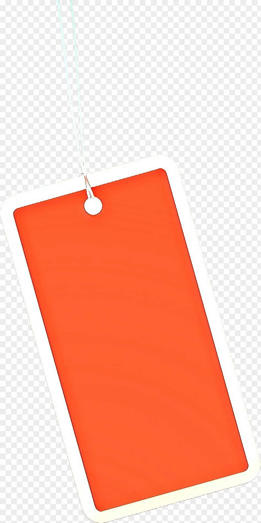 Rectangle Material Property Orange PNG