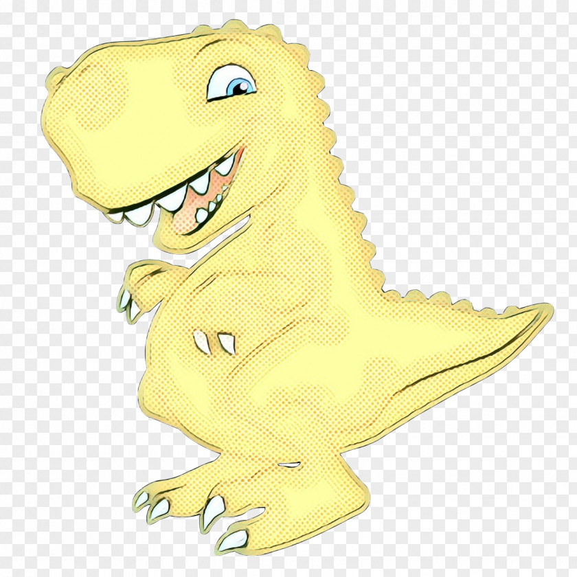 Dinosaur Yellow Cartoon Jaw Legendary Creature PNG