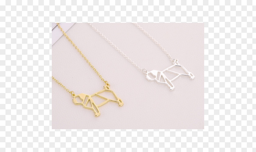 Origami Necklace Charms & Pendants Chain Jewellery Pug PNG