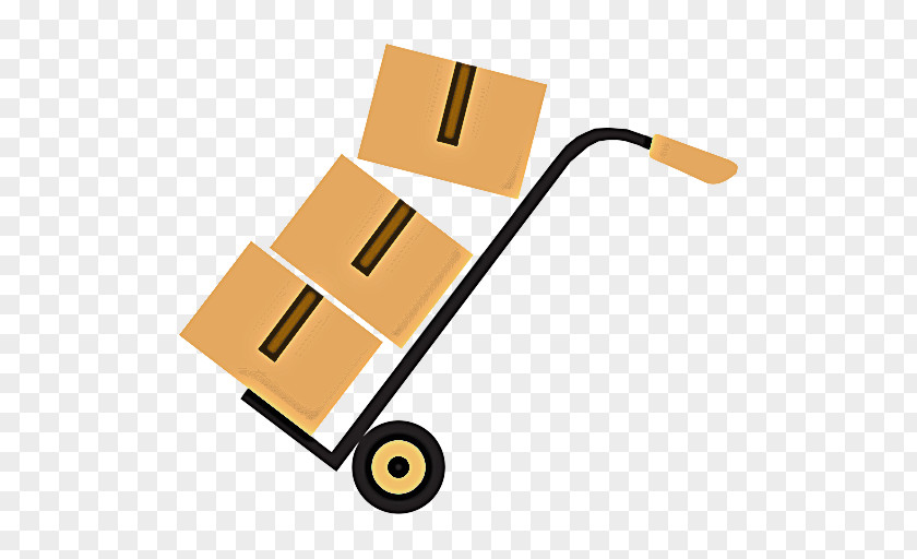 Vehicle Cart Rolling Package Delivery PNG