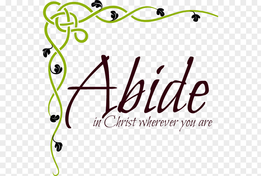 Abide Vine Clip Art PNG