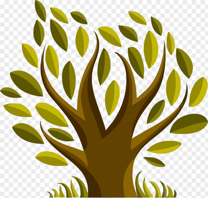 Green Leaf Tree Plant Yellow PNG