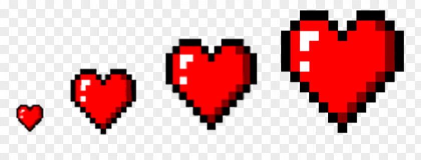 Pixelart Pixel Art Heart PNG