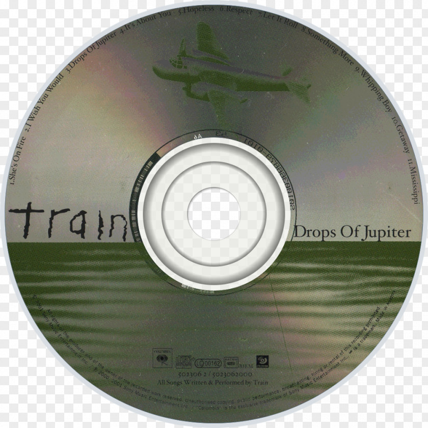 Drops Jupiter Compact Disc Train Of Product Design Album PNG