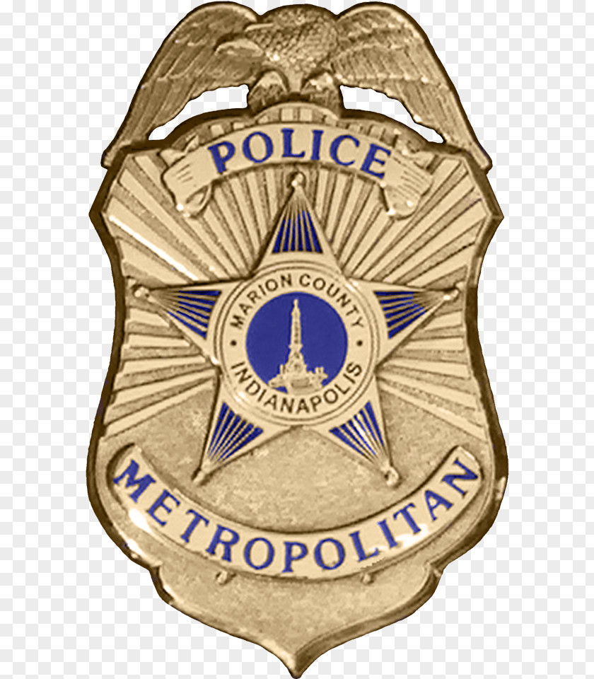 Indianapolis Police Badge PNG Badge, gold-colored Metropolitan badge art clipart PNG