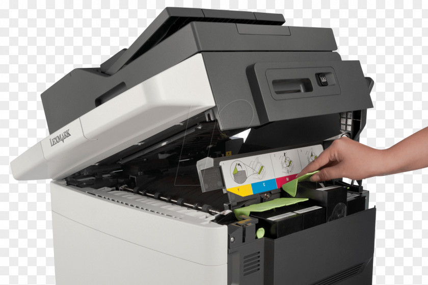 Printer Multi-function Lexmark CX417de Laser Printing PNG