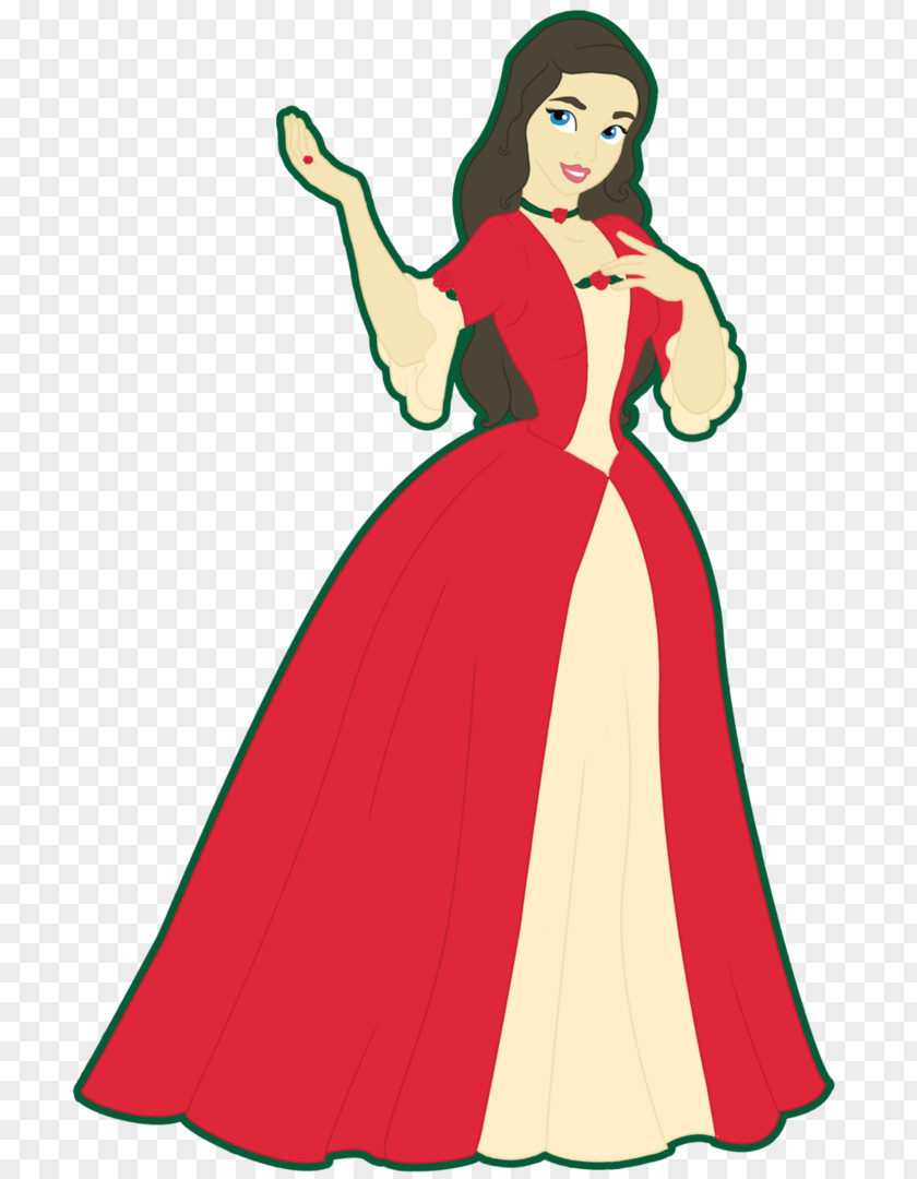 Woman Gown Costume Clip Art PNG