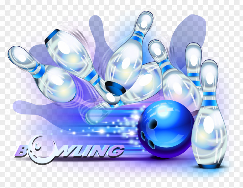 Attractive Bowling Model Ten-pin Pin Ball PNG