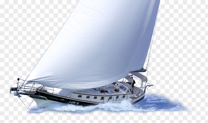 Beautiful Boat Sailboat Sailing Yacht PNG