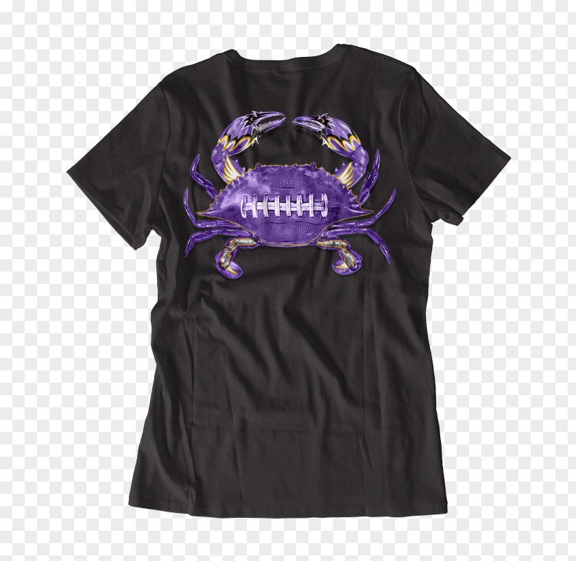 Crab Watercolor T-shirt Sleeve Neck PNG