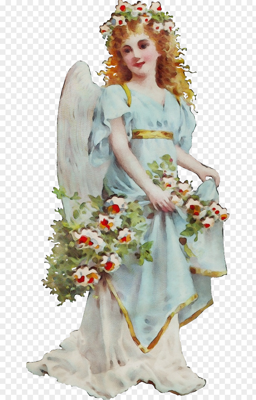 Floral Design Costume PNG