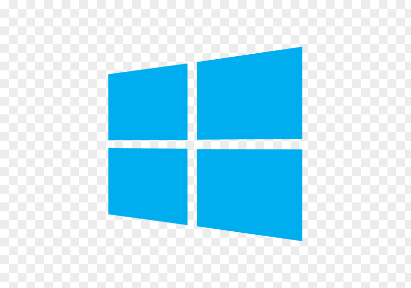 Logo Electric Blue Windows 10 PNG