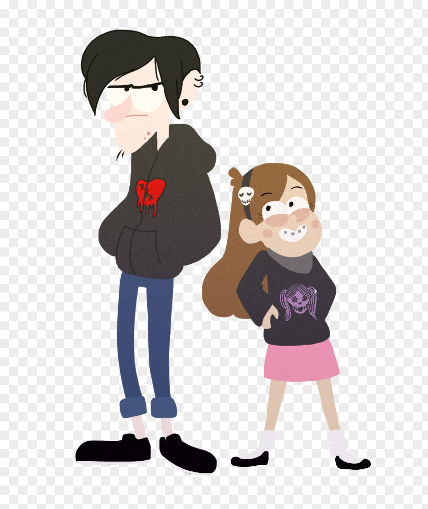 Mabel And Dipper Human Behavior Pines Robbie Goth Subculture Pastel Clothing PNG
