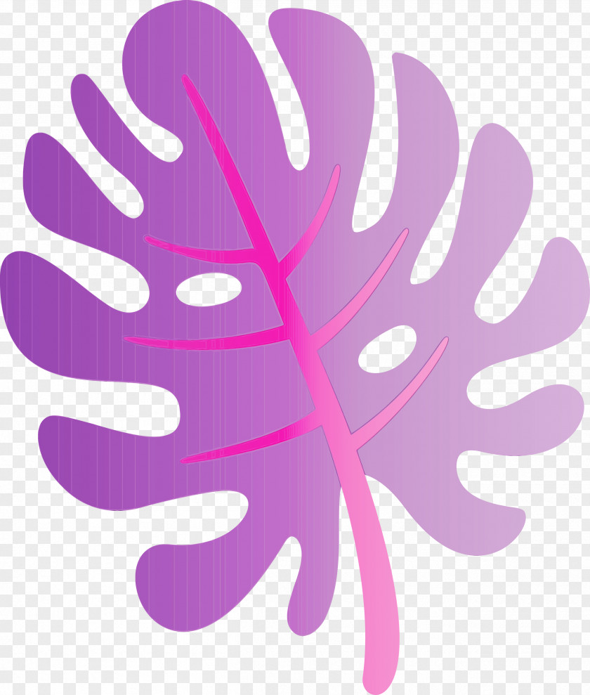 Plant Stem Leaf Flower Painting Color PNG