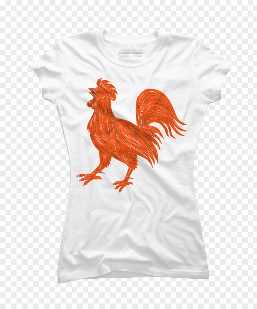 Rooster Tait T-shirt Hoodie Design By Humans Clothing PNG