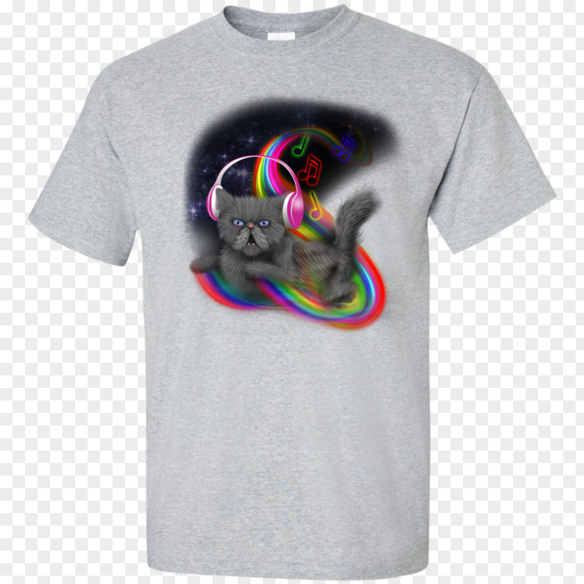 Space Cat T-shirt Sleeve Gildan Activewear Sweater PNG