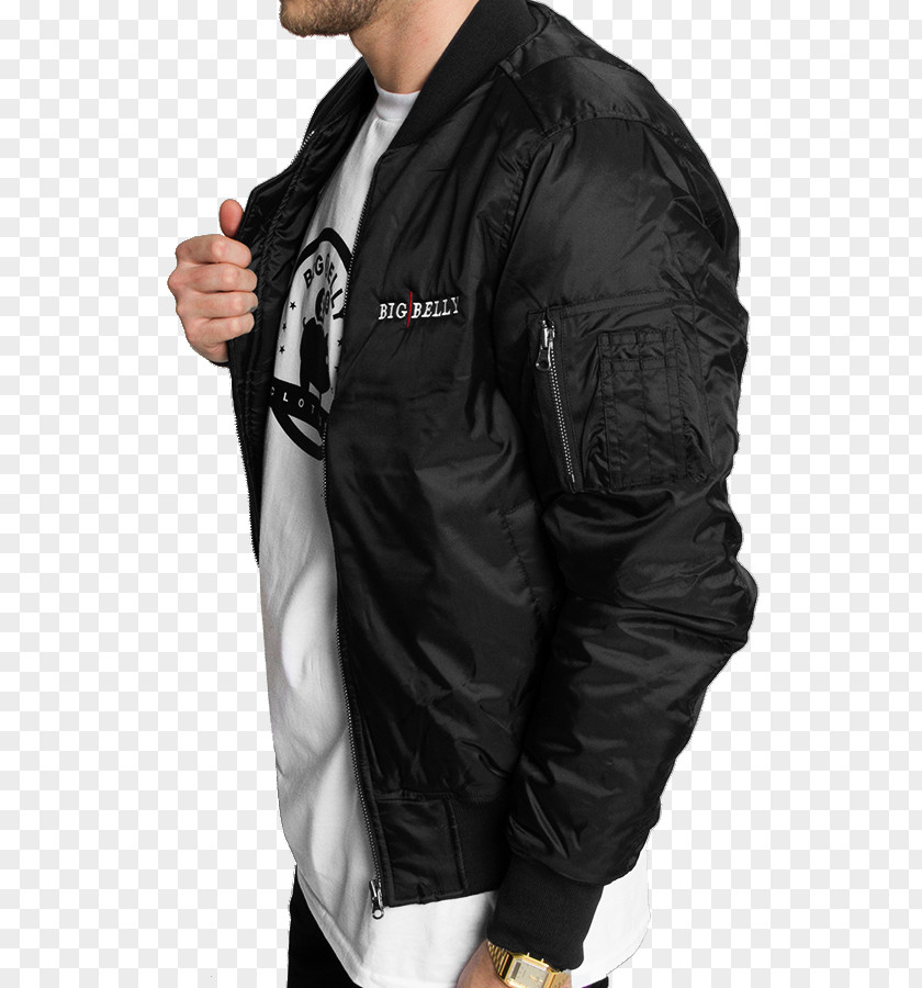 Heavy Bomber Leather Jacket Sleeve PNG