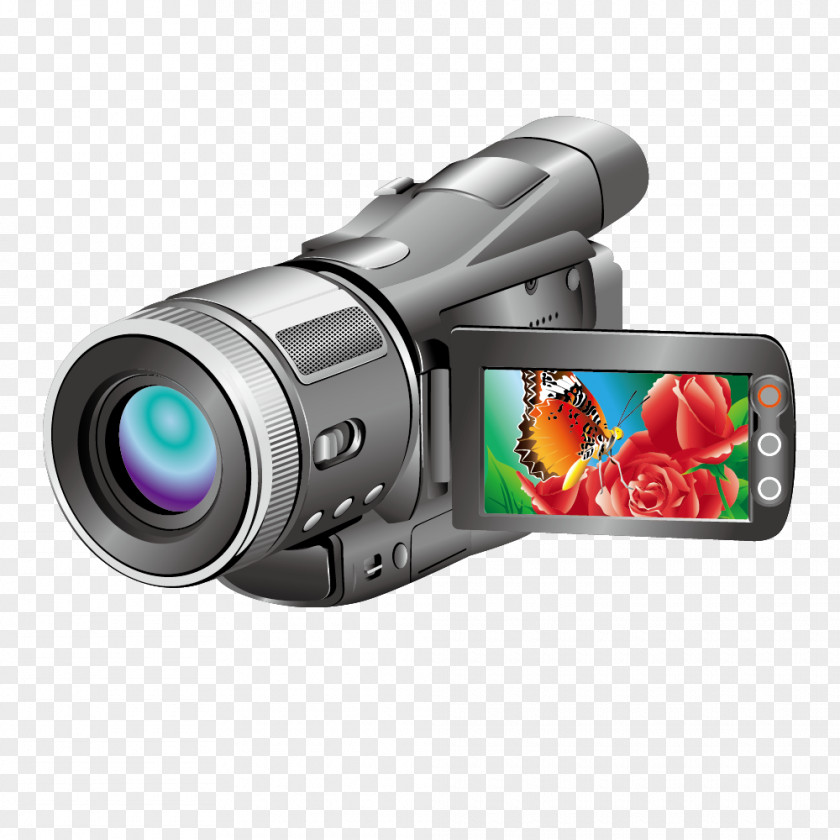 Horizontal Vector Handheld Camera Video Digital Icon PNG